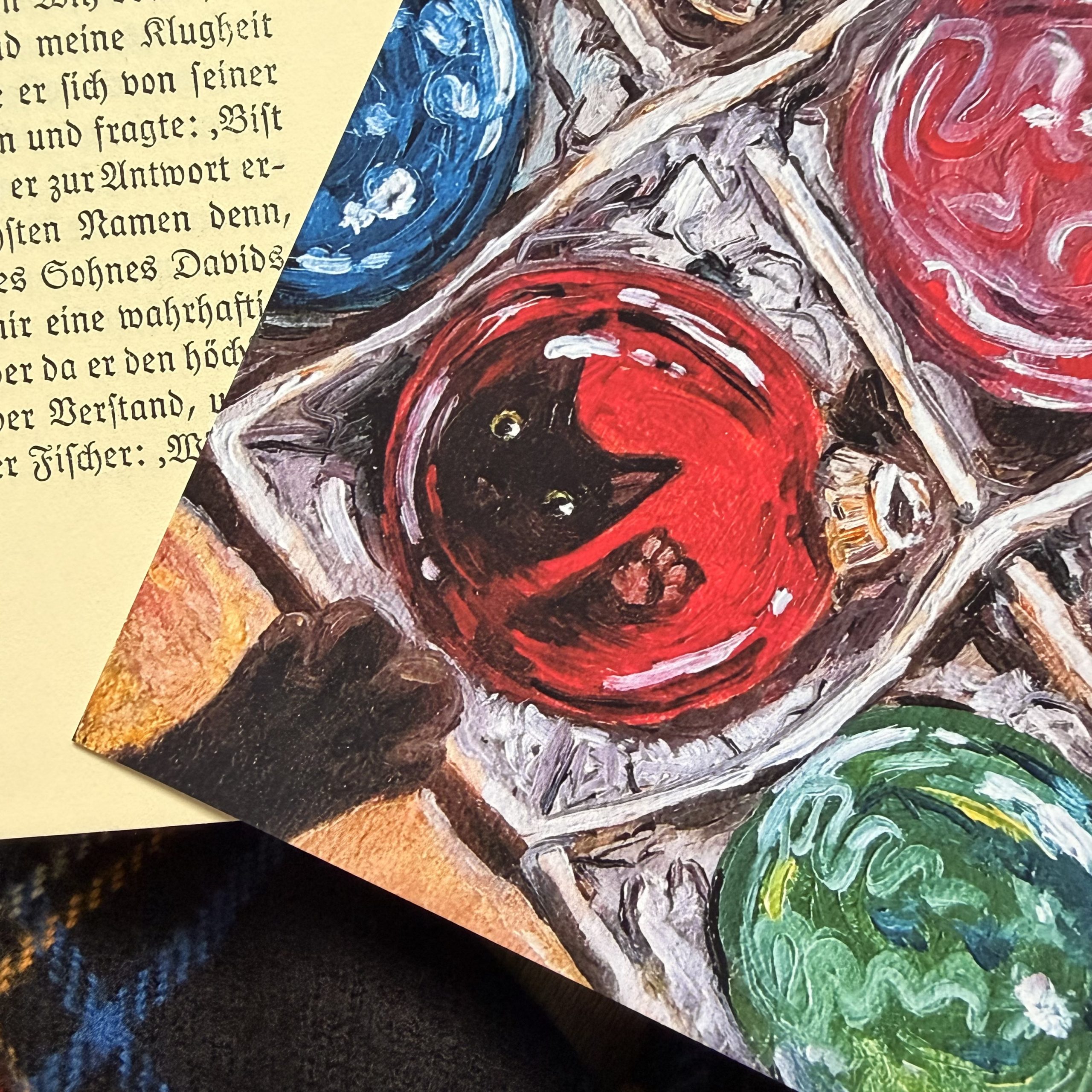 Weihnachtspfoten Kunstdruck – Bild 3