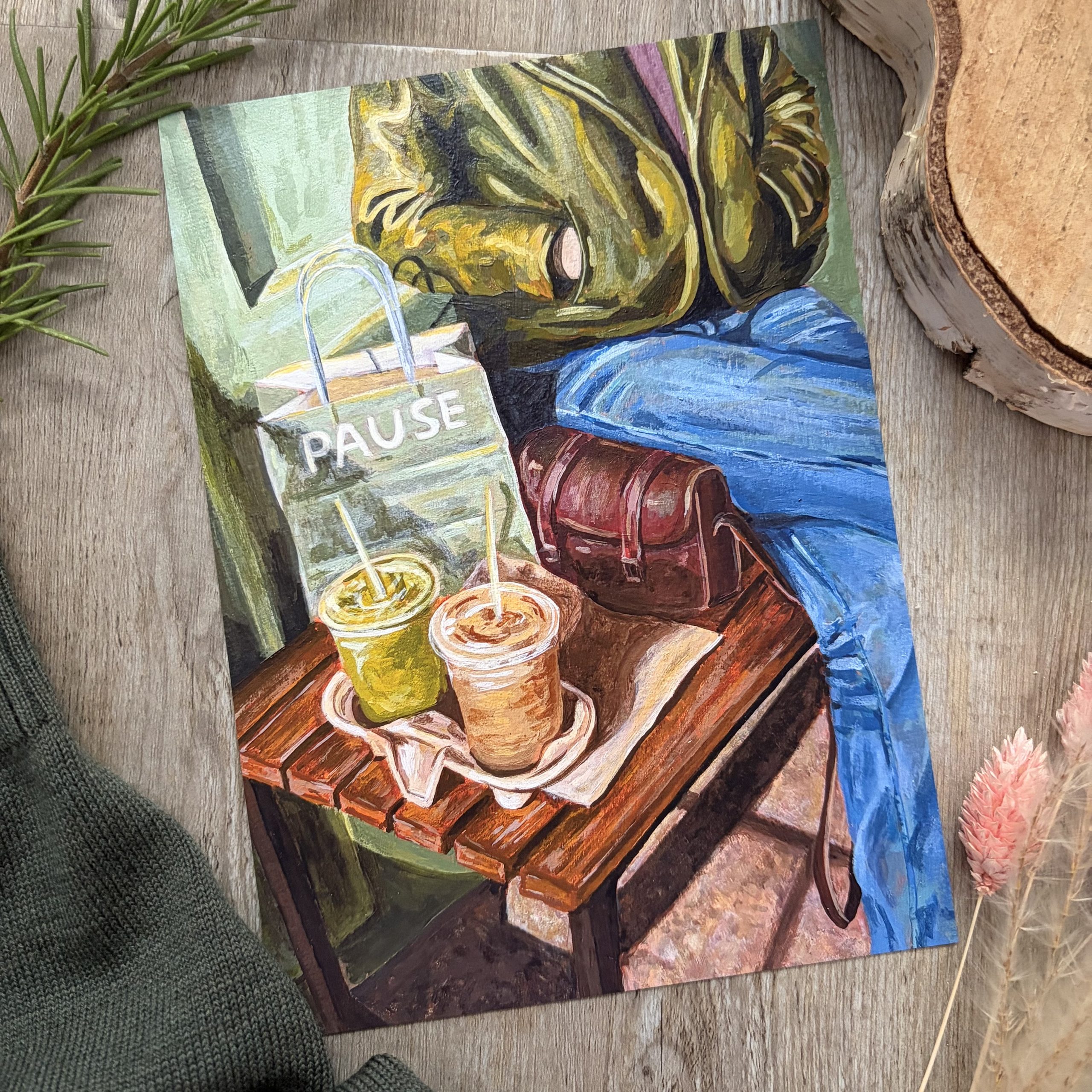 April Brief Kunstdruck – Bild 3