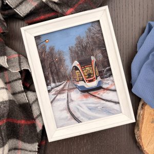 Nach Hause Kunstdruck