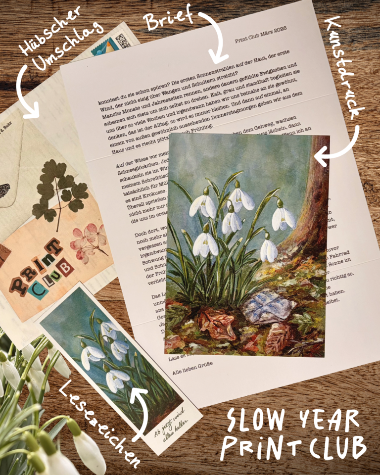 Ein Beispielbild für alles, was sich im Print Club Brief befindet: Kunstdruck, Brief, Lesezeichen, Umschlag
