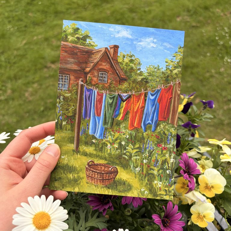 Stolzer Garten 🏳️🌈 Kunstdruck
