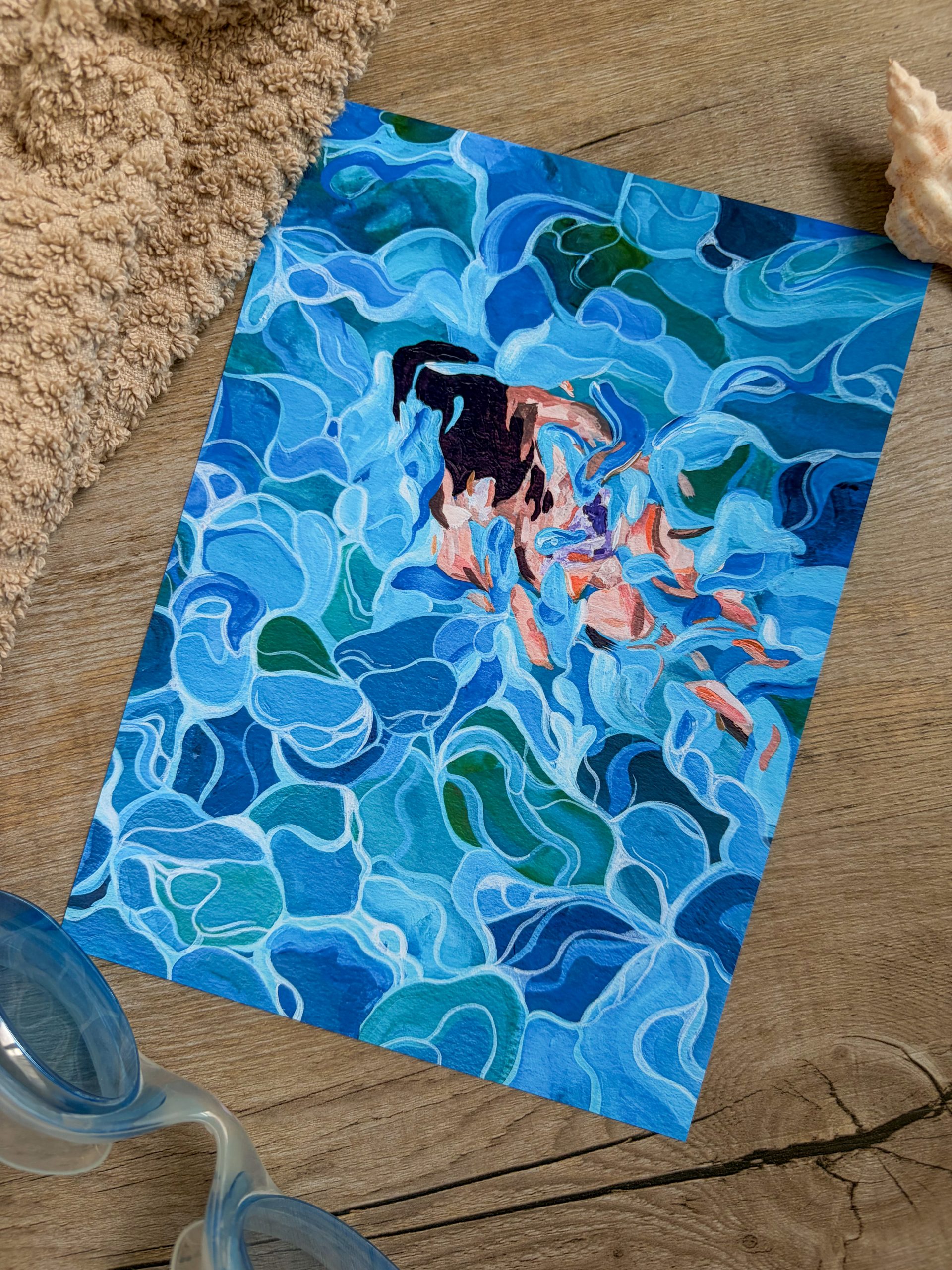 Treibenlassen Kunstdruck – Bild 3
