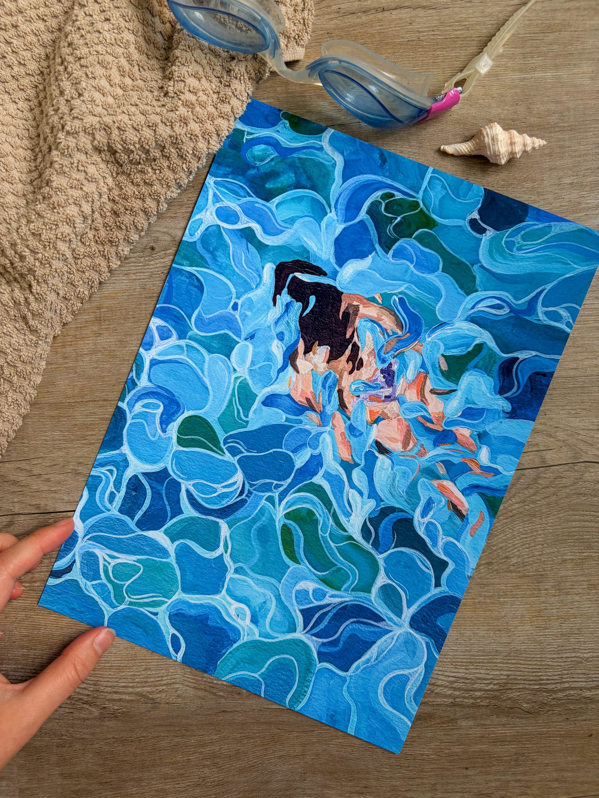 Treibenlassen Kunstdruck – Bild 5